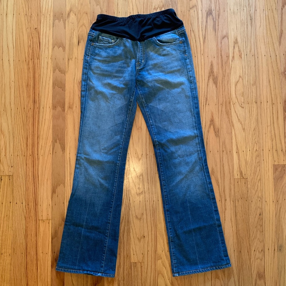 Maternity boot cut jeans